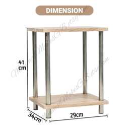 Wooden Coffee & Side Table For Bedroom, Living Room Home Decor Gift - thumbnail 4