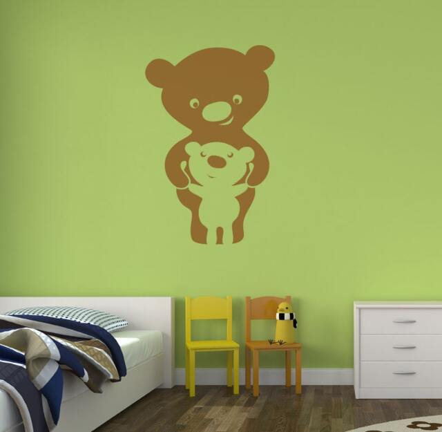 Zoo Babies Mommy & Baby Bear Vinyl Wall Decal - image 1