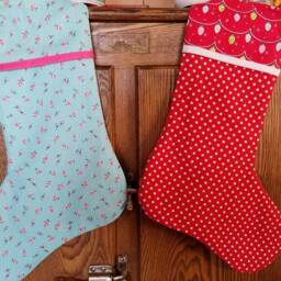 Christmas Stocking With Vintage Trailers Print - thumbnail 4