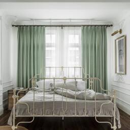 Pair Of Mint Green Velvet Curtains, Bedroom Living Room Silk Custom Curtains - thumbnail 2