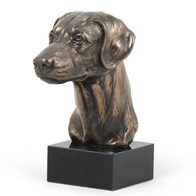 Doberman - Uncropped, Dog Marble Statue, Limited Edition, Artdog. Made Of Cold Cast Bronze. Perfect Gift. Limited Edition - image 1