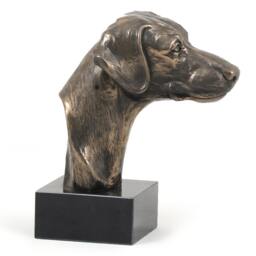 Doberman - Uncropped, Dog Marble Statue, Limited Edition, Artdog. Made Of Cold Cast Bronze. Perfect Gift. Limited Edition - thumbnail 2