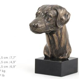 Doberman - Uncropped, Dog Marble Statue, Limited Edition, Artdog. Made Of Cold Cast Bronze. Perfect Gift. Limited Edition - thumbnail 3