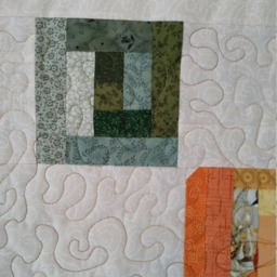 Ladyinstitches, Fall Themed, Quilted Wallhanging, Fall Wall Art, Oranges & Greens, Machine Quilted, Stack Of Pumpkins, 23 X 25 Inches - thumbnail 3