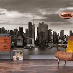 Cityscape Building Wall Mural, Peel & Stick Wallpaper - thumbnail 3