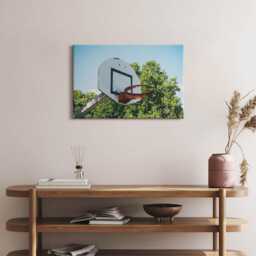 Basketball Sports Canvas, Wall Art Picture, Green Decoration, Sport Canvas - thumbnail 2
