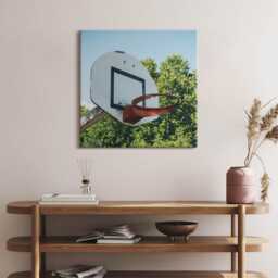Basketball Sports Canvas, Wall Art Picture, Green Decoration, Sport Canvas - thumbnail 3