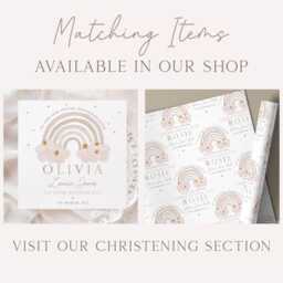 Personalised Christening Gift, Baptism Cushion For Girl's, Gift Granddaughter, Goddaughter, Niece, From Godparent - thumbnail 3