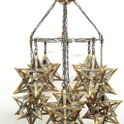 Moravian Star Chandelier Lamp, Bethlehem Lamp, Chandelier Light, Morocco Light, Morocco Lighting, Turkish Light, Morocco Lamp, Morocco Lantern - thumbnail 2