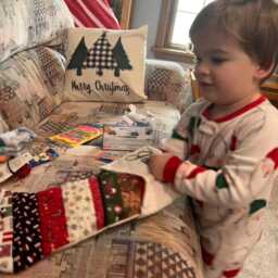 Personalized Quilted Christmas Stocking Holiday Decor, Gifts For Everyone - thumbnail 4