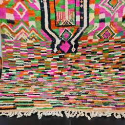Fabulous Moroccan Rug , Boujaad Rug, Colorful Authentic Moroccan, Handmade Berber Abstract Carpet, Bohemian Wool - thumbnail 3
