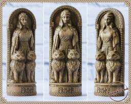 Freya, Norse Pagan Goddess Statue, For Asatru Altar Kit & Heathen Ritual - thumbnail 1