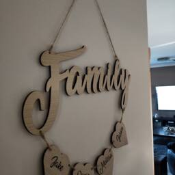 Personalised Family Wall Hanging - thumbnail 3