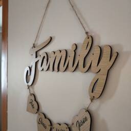 Personalised Family Wall Hanging - thumbnail 2