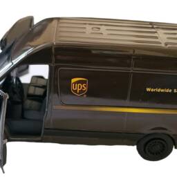 Get Ready To Race Kinsmart Ups Sprinter Van Diecast Toy - Gift Sleeve Included 148 Scale Excitement Vehicle Gift Sleeves - thumbnail 2
