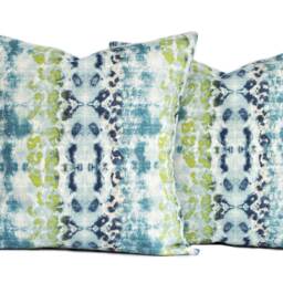 One High Quality Ikat Pillow Cover, Navy Pillow, Cushion, Decorative Throw Charcoal Grey Pillow - thumbnail 2