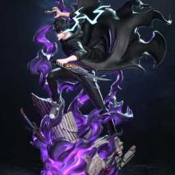 King Of Endless Shadows - Rising Power Warrior Levelling Hero Sung Jin-Woo Resin Figure 16K - thumbnail 2