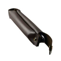 Two Pen Travel Case, Free Engraving Gift, Dark Brown Leather - thumbnail 3