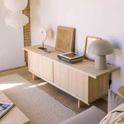 Solid Wood Media Center, Wooden Tv Stand - Pada - thumbnail 2