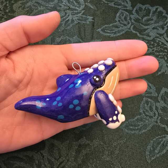 Humpback Whale Christmas Ornament - image 1