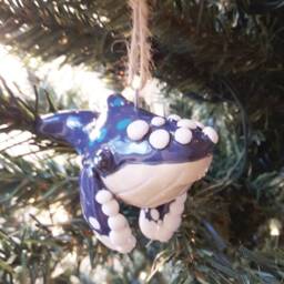 Humpback Whale Christmas Ornament - thumbnail 3