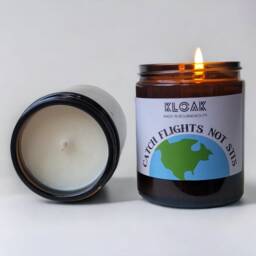 Catch Flights Not Stis Funny Candle, Quirky Gift Ideas, Handmade Scented Candles, Hilarious Presents - thumbnail 4