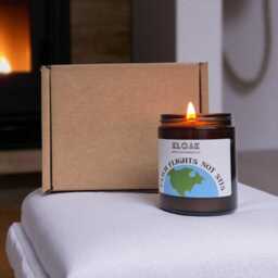 Catch Flights Not Stis Funny Candle, Quirky Gift Ideas, Handmade Scented Candles, Hilarious Presents - thumbnail 2