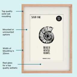 Black Solid Oak Picture Frame - Photo A2, A3, A4, A5, A6, 5x5, 5x7, 6x8, 8x10, 11x14 Handmade Family Wooden Modern - thumbnail 3