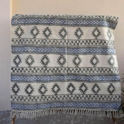 Large Indian Rugs Cotton Rug, Woven Area For Sale, Decor Rustic Rugs, Decorative Bohemian Indian - thumbnail 3