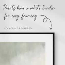 Beach Print Sage Green Wall Art Coastal Living Room Bedroom Poster Neutral Abstract Picture - thumbnail 2