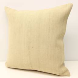 Vintage Kilim Pillow Cover 18x18, Wool & Cotton, Handmade Turkish - thumbnail 1