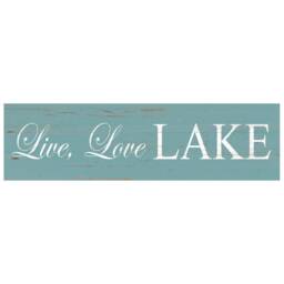 Lake House Wall Art Live Love Sign - thumbnail 1