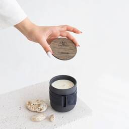 Black Scented Candle Glamour, Unity, Fortune, Dream. Plant Wax Candle 280G/10Oz. Luxury Gift