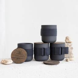 Black Scented Candle Glamour, Unity, Fortune, Dream. Plant Wax Candle 280G/10Oz. Luxury Gift - thumbnail 3