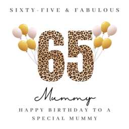 Personalised Mummy 65Th Birthday Candle Gift Cards Hamper Gifts For Her W - thumbnail 4