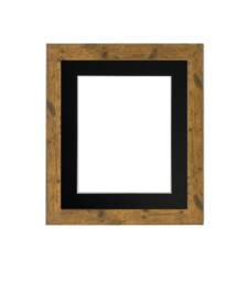 studio Vintage Wood Photo Picture Frame With A Black Mount, Poster Frame, Art Frames - thumbnail 1