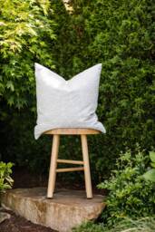 Monaco-- Pink Blush & Ivory Geometric Indoor/Outdoor Pillow Cover ??? Outdoor Light Lumbar - thumbnail 1