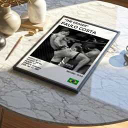 Paulo Costa Mma Poster Brazilian Fighter Art Print - thumbnail 2