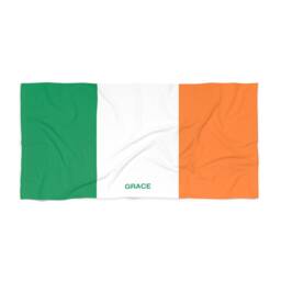 Ireland Beach Towel, Ireland Flag Tovel, Of Ireland, Beach Country Gift, Gift - thumbnail 2