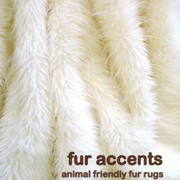Plush Faux Fur Bedspread - Shag Sheepskin Design, Handmade in Usa - thumbnail 2