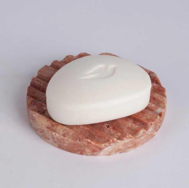 Natural Stone Marble Soap Dish - Bathroom Accessories - image 1