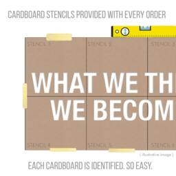 What We Think Become Decor , Office, Signs, Wall, Art, Decor, Inspirational, Motivational Work, Sucess, Office - Skuwwtwb - thumbnail 3