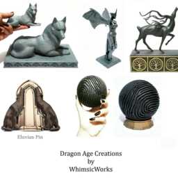 Dragon Age Halla Deer Statue - Box Veilguard Inquisition - thumbnail 4