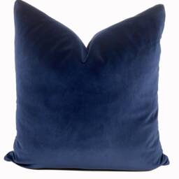 Zoffany Arden Avalonis Velvet Como Blue/Koi Cushion Cover Pillow - thumbnail 2