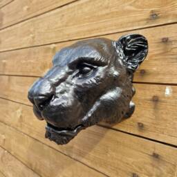 Jaguar Wall Art - Animal Wall Mount 3D Printed - thumbnail 3