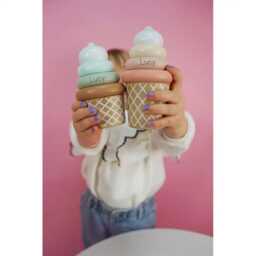 Personalised Stacking Ice Cream Wooden Toy - thumbnail 2