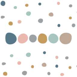 Boho Polka Dot Wall Decals Muted Earth Tones, Nursery Decor - 150 Pack - thumbnail 3