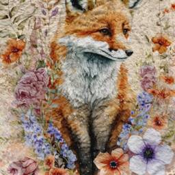 Watercolour Fox - Personalised Extra Soft Luxury Baby Blanket 75cm X - thumbnail 3