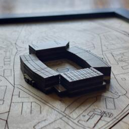 Molineux Stadium Wall Art Laser Engraved Wood, Wolverhampton Wanderers Fc Gift - thumbnail 2