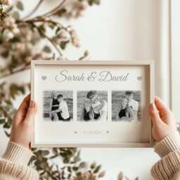 Personalised Photo Frame For Boyfriend/Girlfriend. Valentines/Birthday Gift Him/Her - thumbnail 1